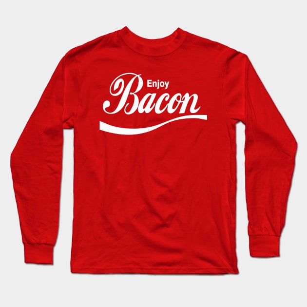 Enjoy Bacon Long Sleeve T-Shirt by DavesTees